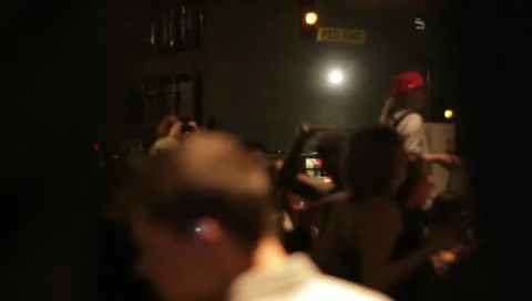 Occupy Drum Circle Cheers Stock Footage 10940832