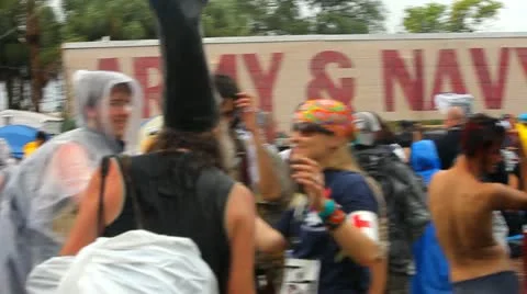 Occupy RNC 11 Stock Footage 20580177