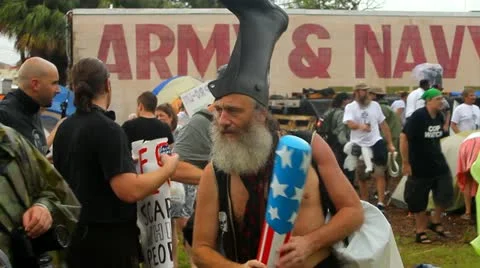 Occupy RNC 12 Stock Footage 20579879