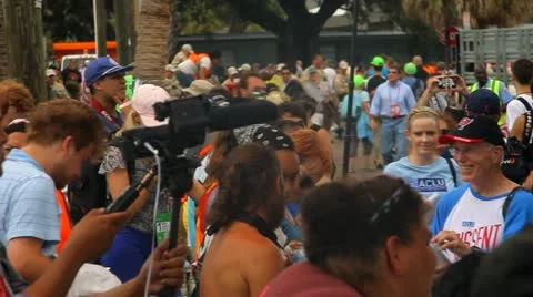 Occupy RNC 2 Video stock 20581998