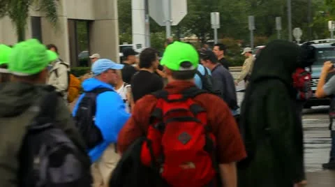 Occupy RNC 4 Stock Footage 20581866