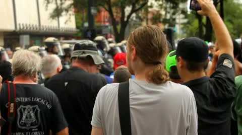 Occupy RNC 5 Stock Footage 20581703