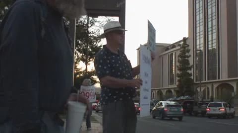 Occupy Tucson fall 2011 - 24 Stock Footage