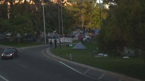 Occupy Tucson fall 2011 - 8 Stock Footage