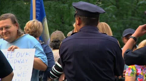 Occupy Wall Street - Stock Footage 8851801