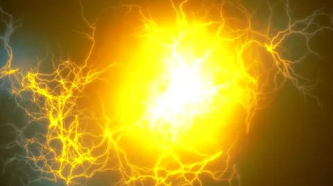 The occurrence of ball lightning | Stock Video | Pond5