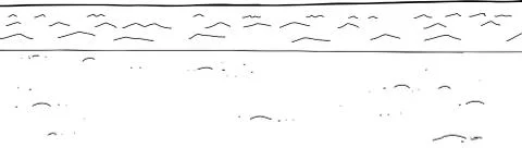 Oceam Beach Background Outline Stock Illustration