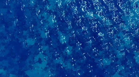 Ocean 3d water blue 库存影片 33074094