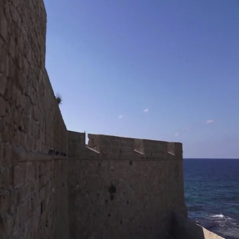 Ocean from Acre Prison 2 Stock Footage 69527244