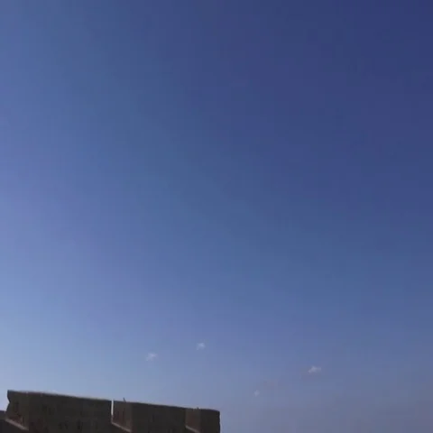 Ocean from Acre Prison 3 Stock Footage 69526914