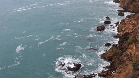 Ocean aerial view 4k Stock Footage 122164189