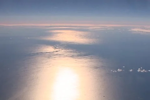 Ocean  from the Air Stock Footage 1069415