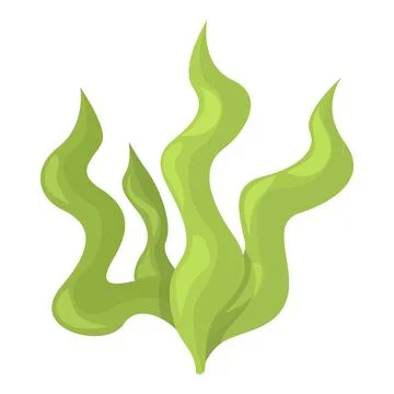 Ocean algae icon cartoon vector. Spirulina plant Stock-Illustration