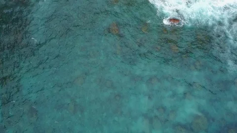 Ocean and Beach - Wide View - Bali Stock Footage 114031874