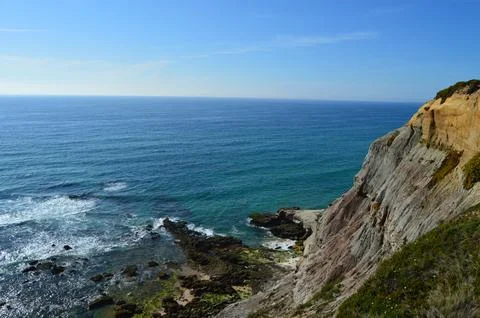 Ocean and cliff Stock Photos