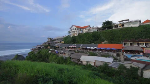 OCEAN AND CLIFF VIEW Video stock 27332790