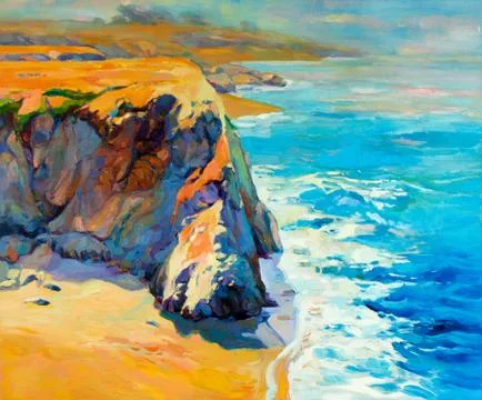 Ocean and cliffs Stock Photos