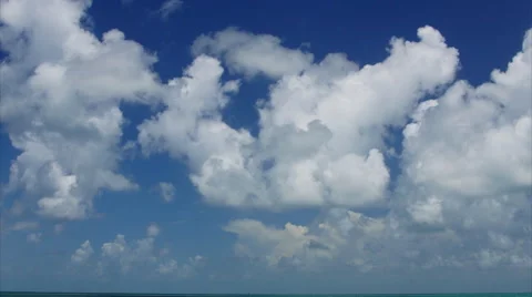 Ocean and clouds #1, time-lapse Stock Footage 41682826