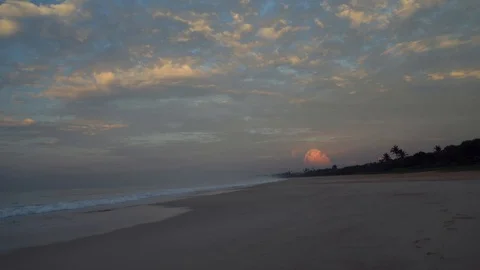Ocean and clouds Stock Footage 86620162