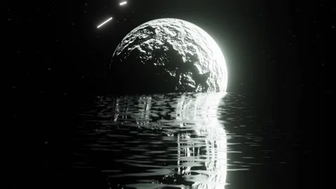 Ocean and Planet Stock Footage 143374292