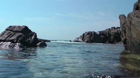 Ocean and Rocks 스톡 동영상 61753598