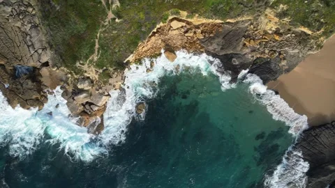 Ocean and rocks Stock Footage 299132605