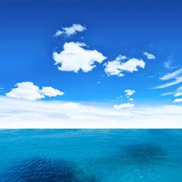 Ocean and sky Stock Photos