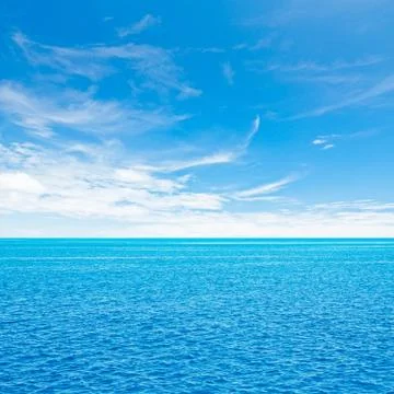 Ocean and sky 스톡 사진