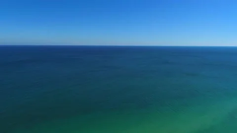 Ocean and sky view from drone Stock Footage 149005528