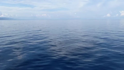 Ocean and various kinds of clouds in the sky Stock Footage 292424638