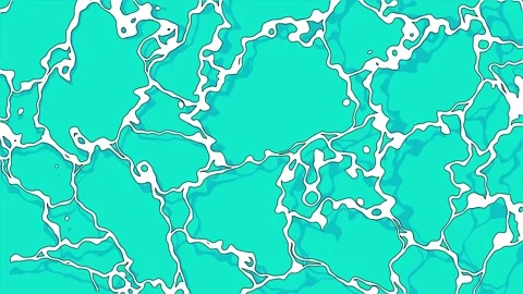 Ocean Animation Loop Background Stock Footage 311904064