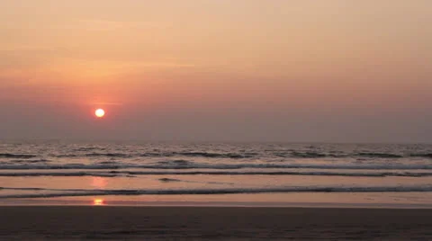 Ocean aud sunset Stock Footage 26188422