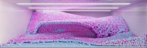 Ocean of balls Stock Footage 230032460