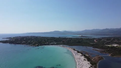Ocean Bay, Top View Of The Bay On The Sea. Aerial Drone Shot Stock Footage 225852889