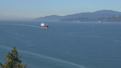 Ocean bay in Vancouver Stock Footage 68360668