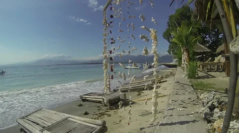 Ocean beach after storm 스톡 동영상 51121904