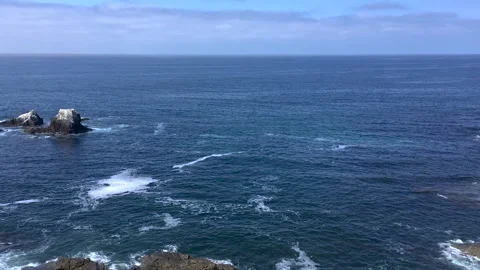 Ocean, Beach and Cliff Views in Laguna Beach, California Stock Footage 138605430