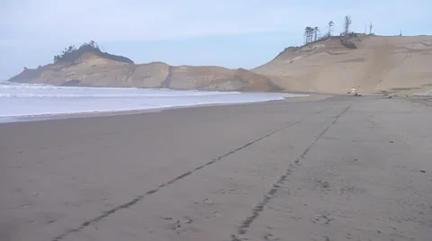 Ocean Beach Drive Stock Footage 34254548