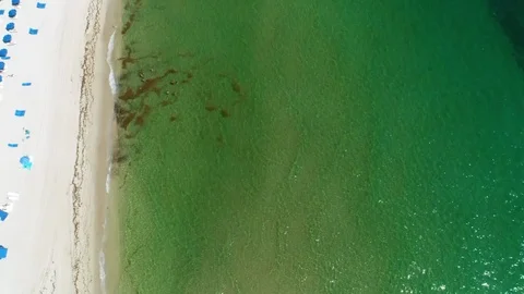 Ocean Beach Fly Over Stock-Footage 95483962