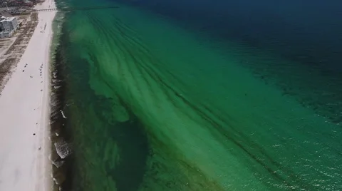 Ocean Beach flyby Stock Footage 67728329