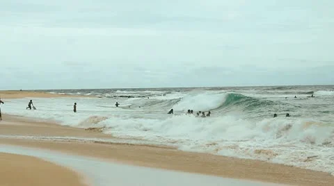 Ocean beach Stock Footage 8995545