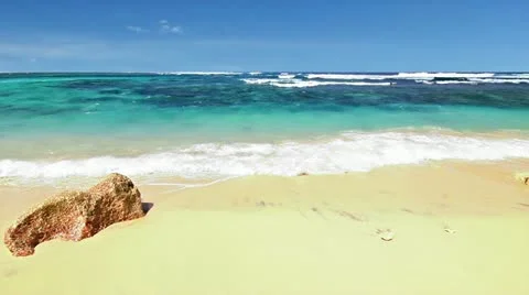 Ocean beach loop Stock Footage 11899946