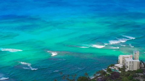 Ocean beach on Oahu Stock Footage 67907546