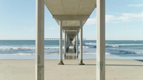 Ocean Beach Pier Medium Stock Footage 196242678