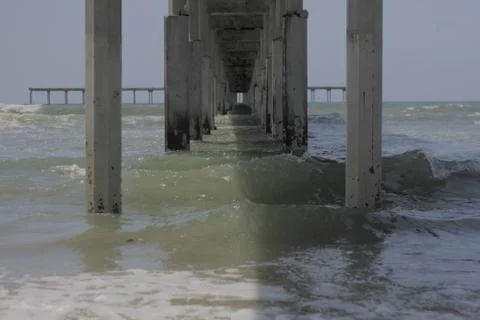 Ocean Beach Pier Stock Photos