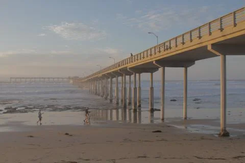 Ocean Beach Pier Stock Photos