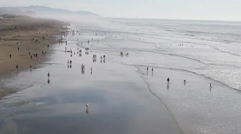 Ocean Beach in San Francisco Stock Footage 57924311