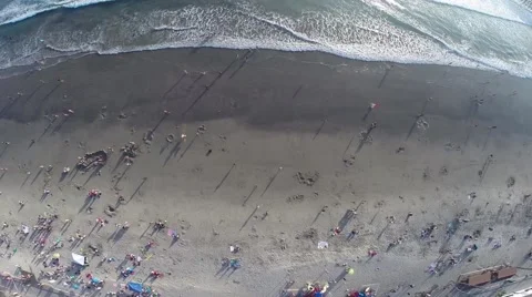 Ocean Beach Satellite view-1 Stock Footage 48372873