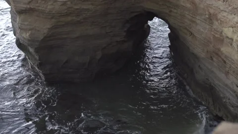 Ocean Beach Sunset Cliffs Stock Footage 193992697