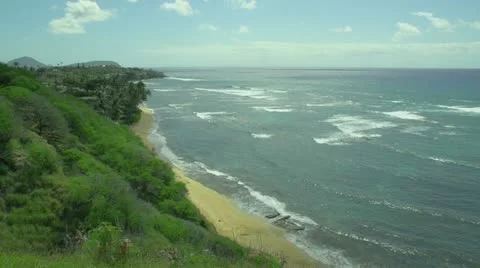 Ocean beach waves Stock Footage 11220437